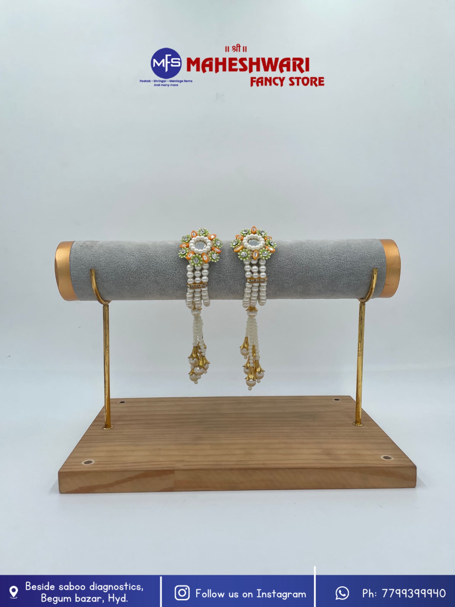 Swagat Bracelet  Moti work